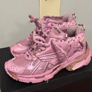 Balenciaga Women's Vibrant Pink Sneakers